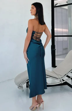 Formal Dresses | White Fox Boutique Elysium Midi Dress Teal blue