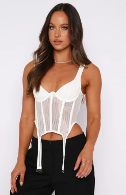Shirts & Blouses | White Fox Boutique Enlighten Me Bustier white