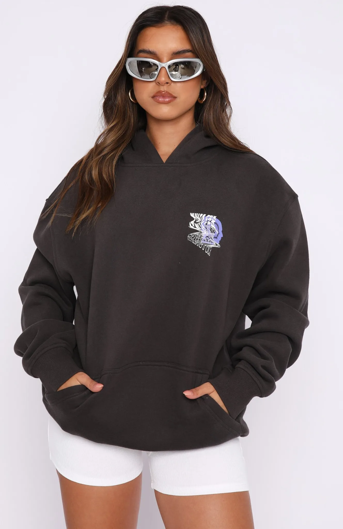 Jackets & Blazers | White Fox Boutique Enter The Dream Oversized Hoodie Charcoal grey