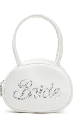 Bags | White Fox Boutique Eternity Bride Diamante Bag white
