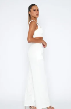Pants | White Fox Boutique Everything You Are Set white