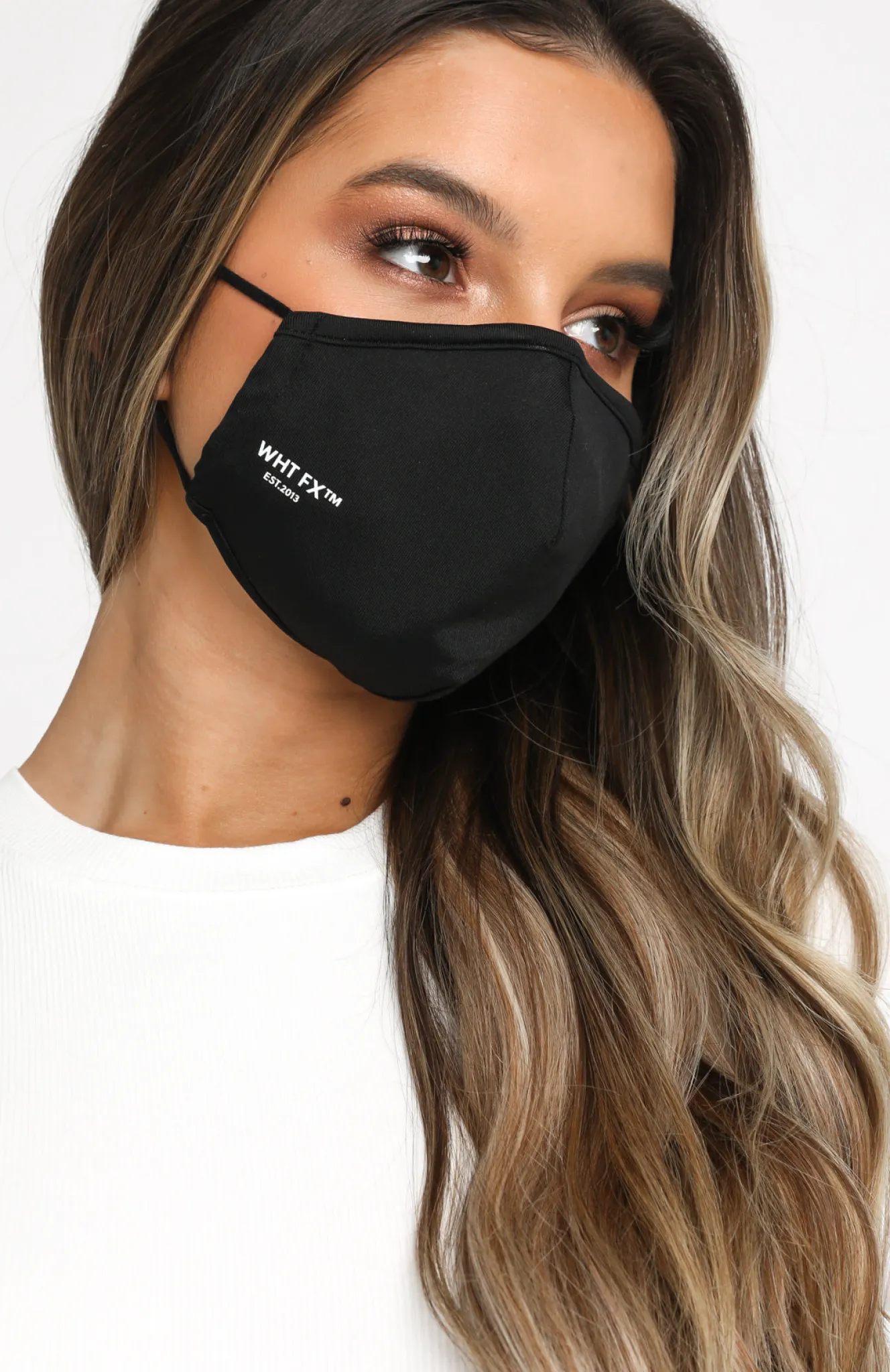 Headwear | White Fox Boutique Face Mask black