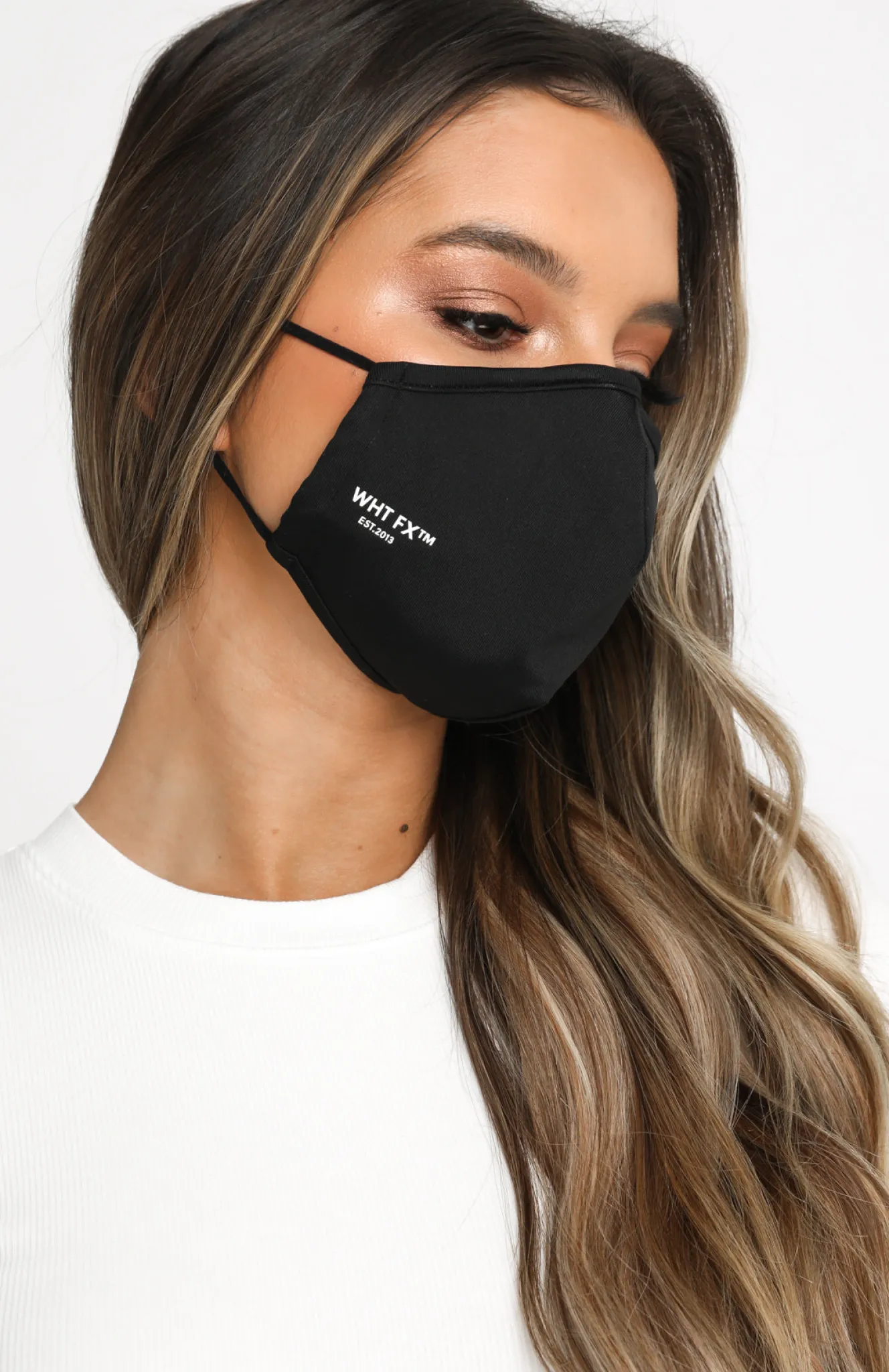Headwear | White Fox Boutique Face Mask black
