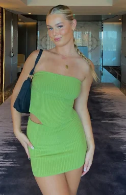 Shirts & Blouses | White Fox Boutique Fair And Square Knitted Bustier Matcha green