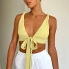 Shirts & Blouses | White Fox Boutique Falling Into You Tie Front Crop Matcha green