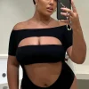 Shirts & Blouses | White Fox Boutique Fashion Club Bodysuit black
