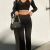 Pants | White Fox Boutique Fearless Pants black