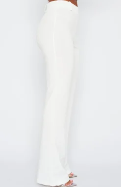 Pants | White Fox Boutique Fearless Pants white