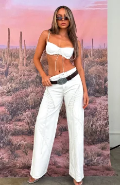 Denim | White Fox Boutique Feeling Hot Pants white