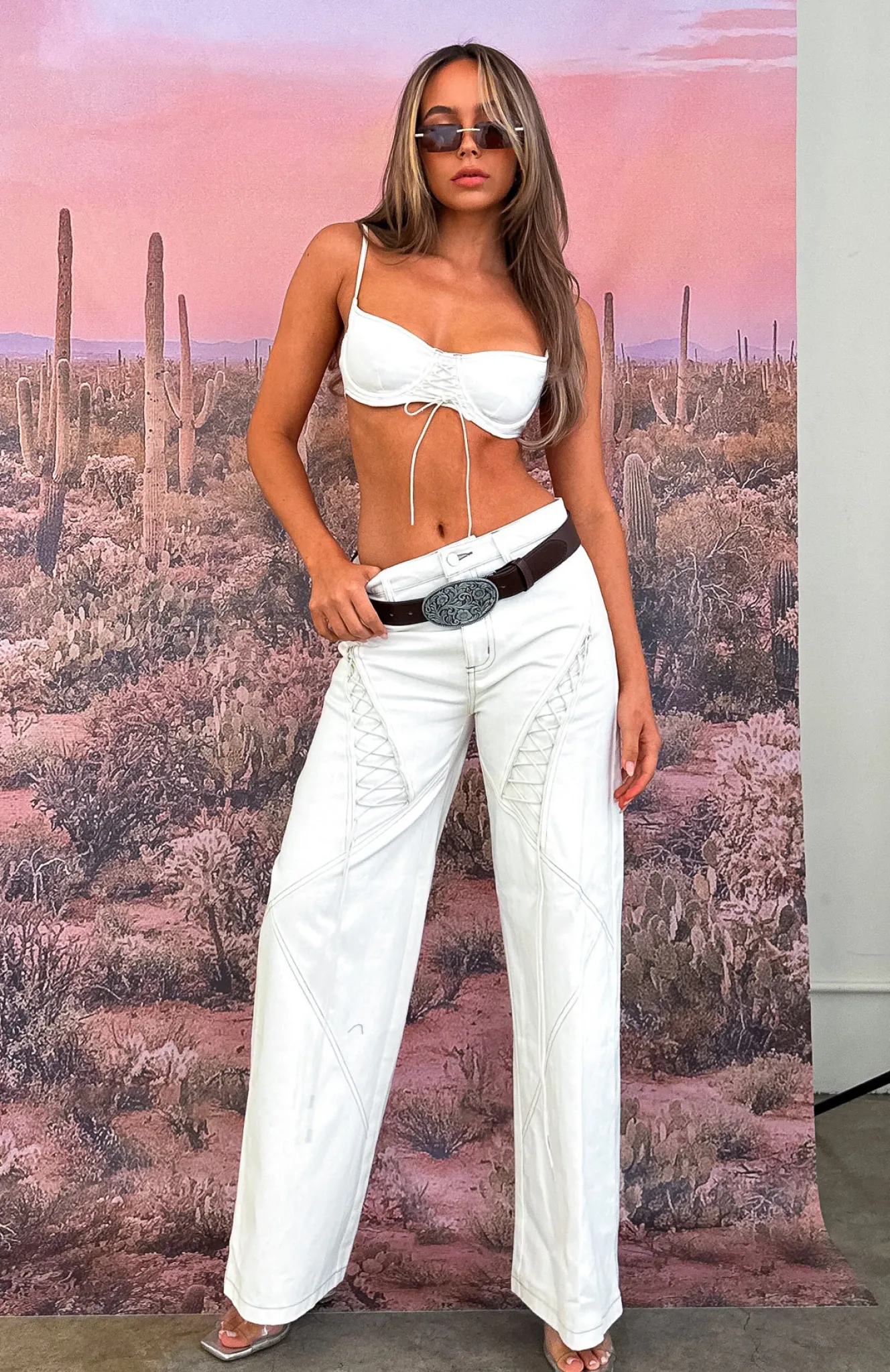 Denim | White Fox Boutique Feeling Hot Pants white