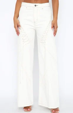 Denim | White Fox Boutique Feeling Hot Pants white