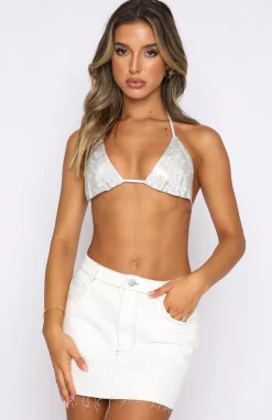 Shirts & Blouses | White Fox Boutique Fierceful Crop silver