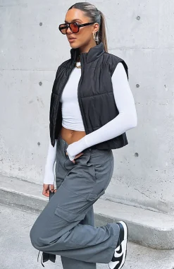 Jackets & Blazers | White Fox Boutique Find My Way Puffer Vest black