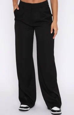 Restocked | White Fox Boutique First Glimpse Pants black