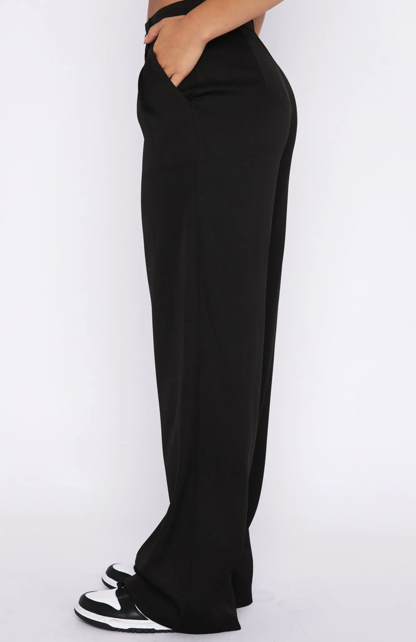 Restocked | White Fox Boutique First Glimpse Pants black