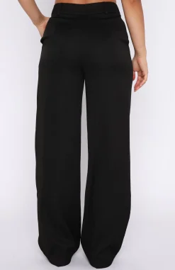 Restocked | White Fox Boutique First Glimpse Pants black
