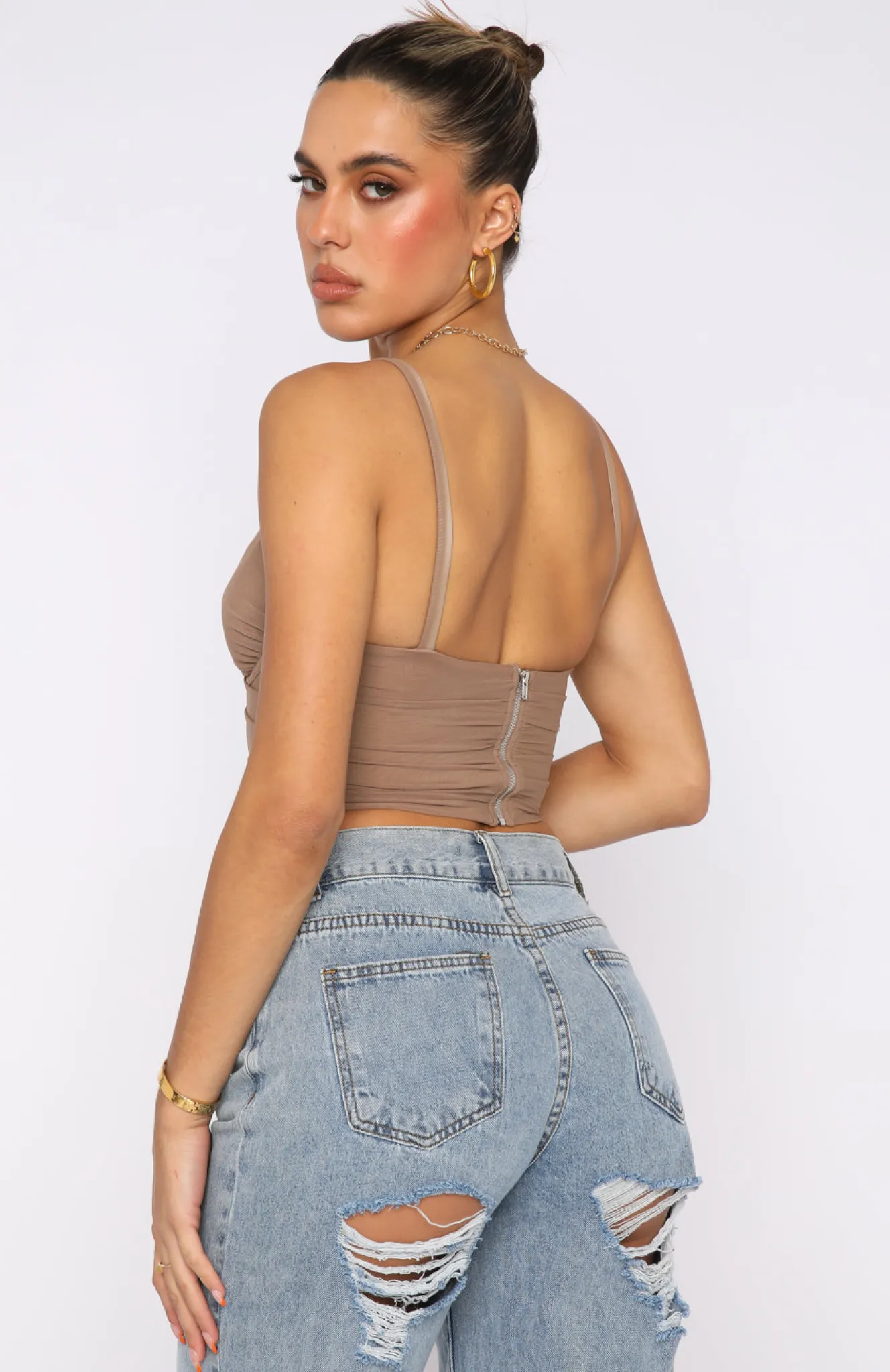 Shirts & Blouses | White Fox Boutique Forget It Bustier Dark nude