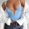 Shirts & Blouses | White Fox Boutique Forget It Bustier Dusty blue