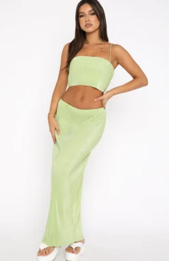 Shirts & Blouses | White Fox Boutique From The Start Crop Lime green