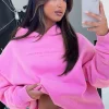 Jackets & Blazers | White Fox Boutique Future Forward Oversized Hoodie Candy pink