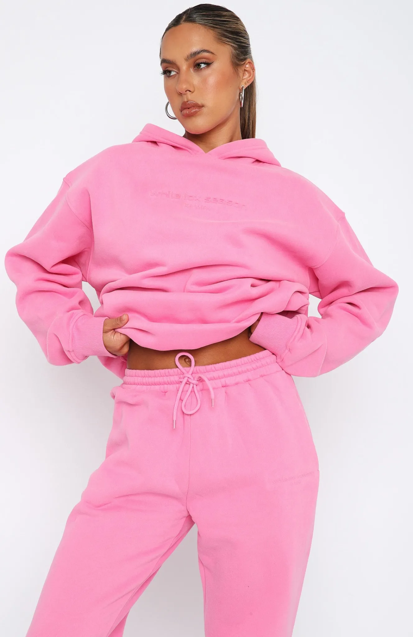 Jackets & Blazers | White Fox Boutique Future Forward Oversized Hoodie Candy pink
