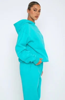 Jackets & Blazers | White Fox Boutique Future Forward Oversized Hoodie Arctic blue