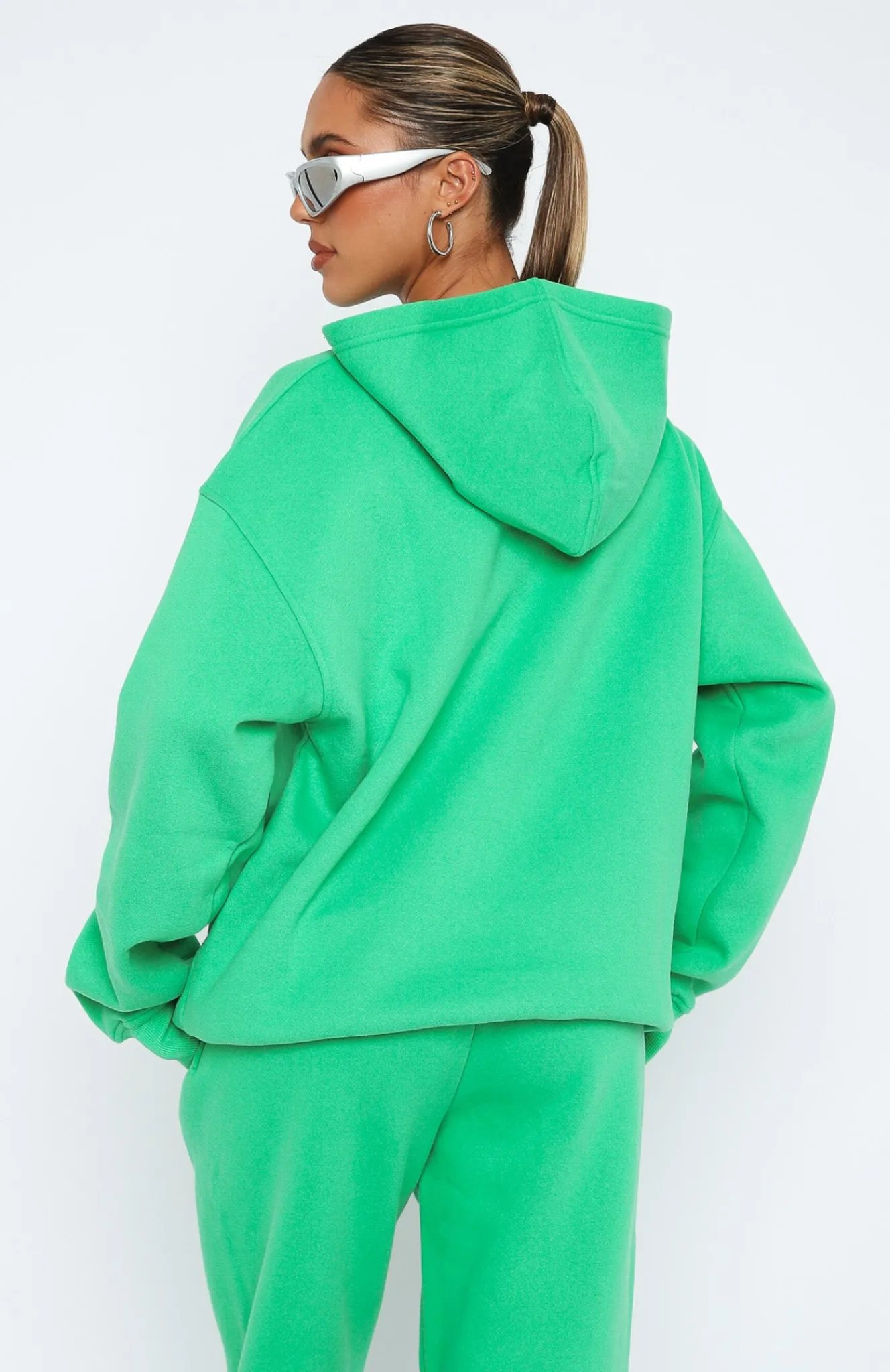 Jackets & Blazers | White Fox Boutique Future Forward Oversized Hoodie Jolly green