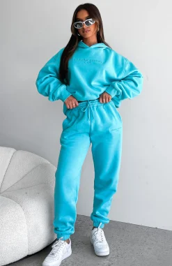 Sweatpants | White Fox Boutique Future Forward Sweatpants Arctic blue