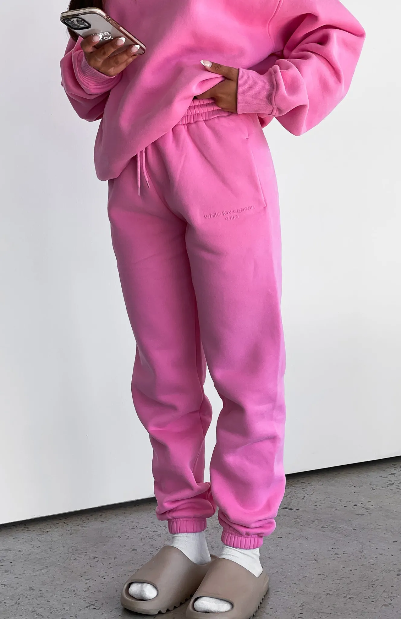 Sweatpants | White Fox Boutique Future Forward Sweatpants Candy pink