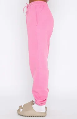 Sweatpants | White Fox Boutique Future Forward Sweatpants Candy pink