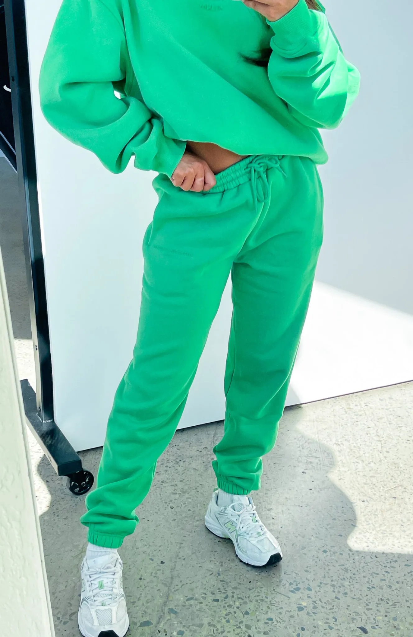 Sweatpants | White Fox Boutique Future Forward Sweatpants Jolly green