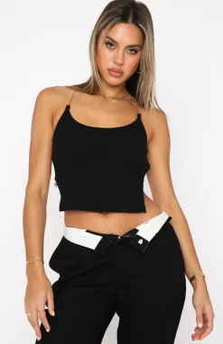 Shirts & Blouses | White Fox Boutique Game Of Chance Crop black