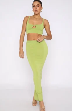 Shirts & Blouses | White Fox Boutique Get The Feeling Crop Matcha green