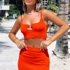 Shirts & Blouses | White Fox Boutique Get The Feeling Crop orange