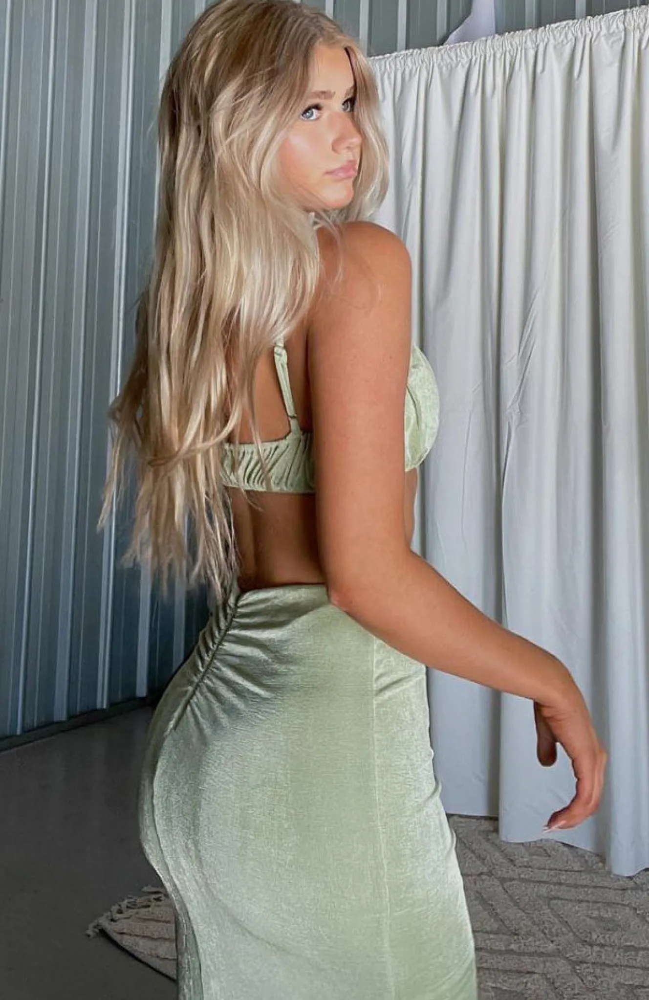 Formal Dresses | White Fox Boutique Girl Crush Maxi Set Sage green