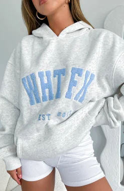 Jackets & Blazers | White Fox Boutique Give It Away Oversized Hoodie Marle grey
