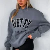 Jackets & Blazers | White Fox Boutique Give It Away Oversized Hoodie Charcoal grey
