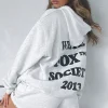 Jackets & Blazers | White Fox Boutique Go Bold Hoodie Marle grey