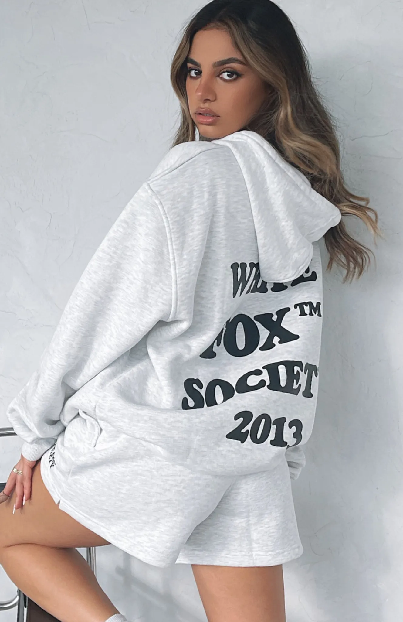 Jackets & Blazers | White Fox Boutique Go Bold Hoodie Marle grey