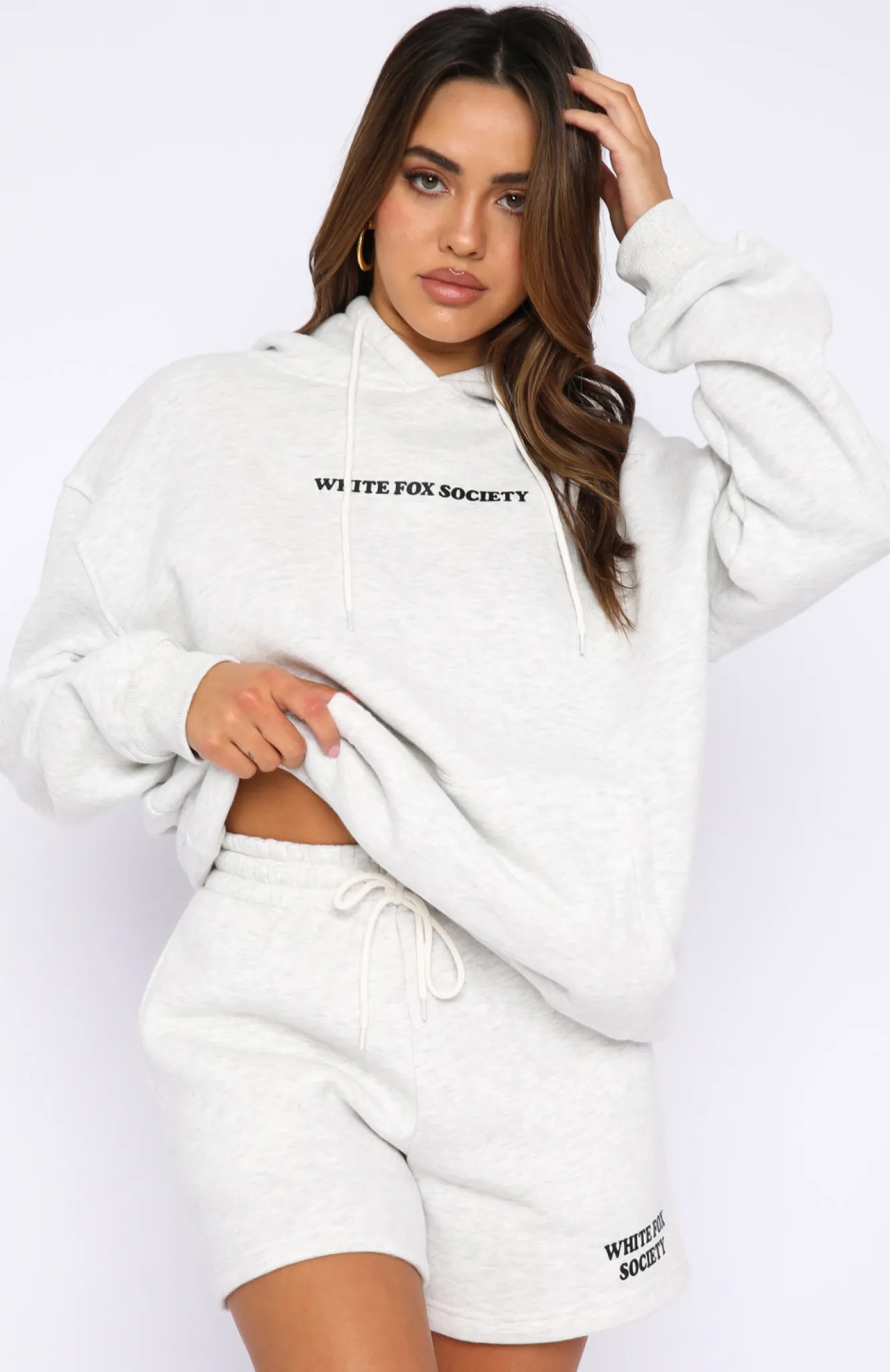 Jackets & Blazers | White Fox Boutique Go Bold Hoodie Marle grey