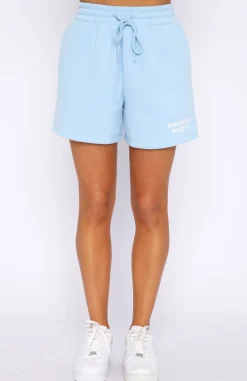 Shorts | White Fox Boutique Go For It Lounge Shorts blue