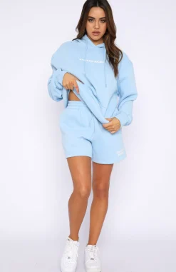 Shorts | White Fox Boutique Go For It Lounge Shorts blue