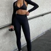 Sports Bras & Crops | White Fox Boutique Go Getter High Waisted Leggings black