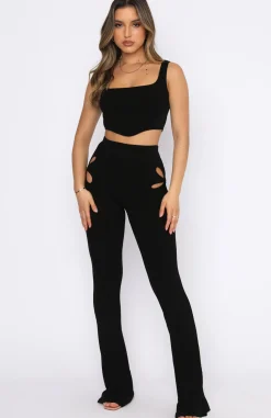Pants | White Fox Boutique Going Fast Pants black