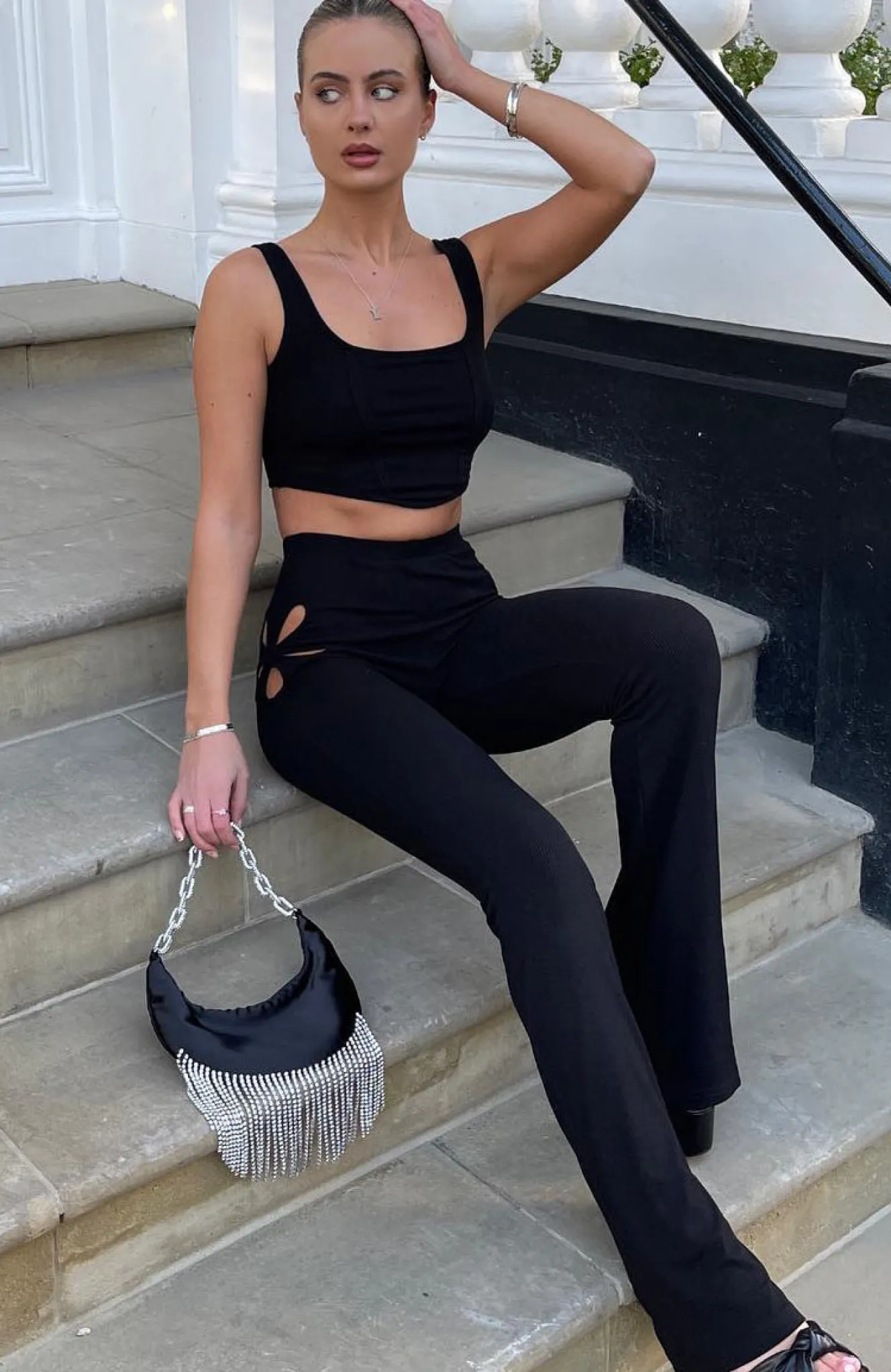 Pants | White Fox Boutique Going Fast Pants black