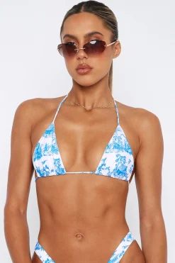 Bikini Tops | White Fox Boutique Golden Hour Bikini Top Cerulean blue