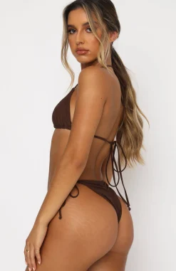 Bikini Tops | White Fox Boutique Golden Hour Bikini Top Chocolate brown