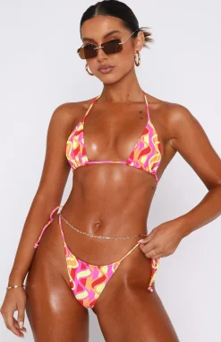 Bikini Tops | White Fox Boutique Golden Hour Bikini Top Fluorescent Geo multi