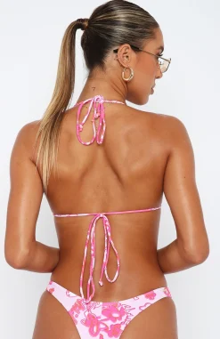 Bikini Tops | White Fox Boutique Golden Hour Bikini Top Magenta Melt pink