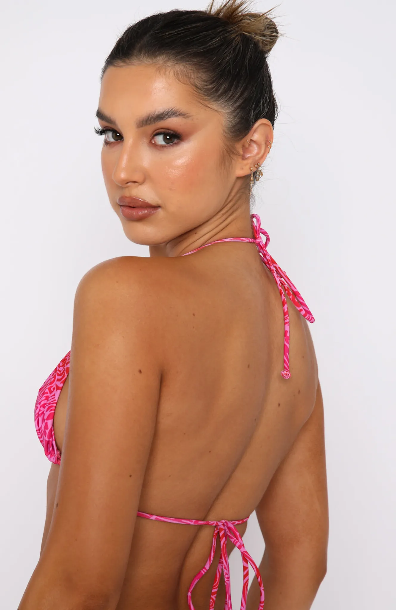Bikini Tops | White Fox Boutique Golden Hour Bikini Top Retro Revival pink